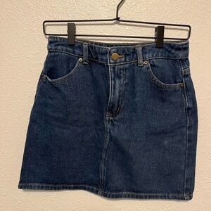 Forever 21 Dark Blue Denim Mini Skirt